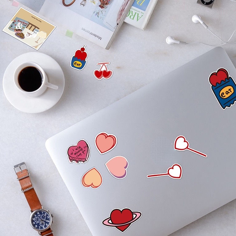 Miếng Dán Trang Trí Laptop / Máy Tính Bảng / Điện Thoại Họa Tiết Hoạt Hình Dễ Thương Cho Bé