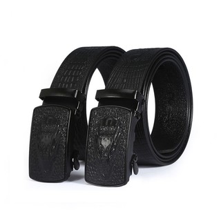 Thắt lưng da nam tl05 khóa tự động dập vân cá sấu nổi siêu chất