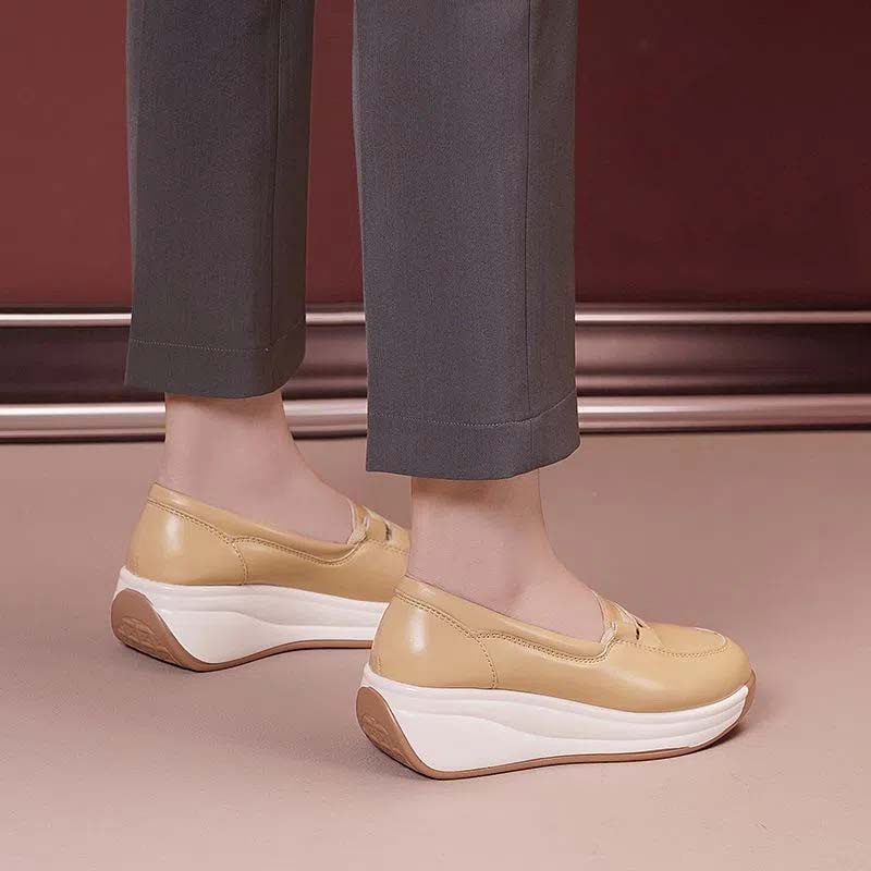 Giày Lười Đế Dày Thoải Mái Thời Trang Cho Nữ