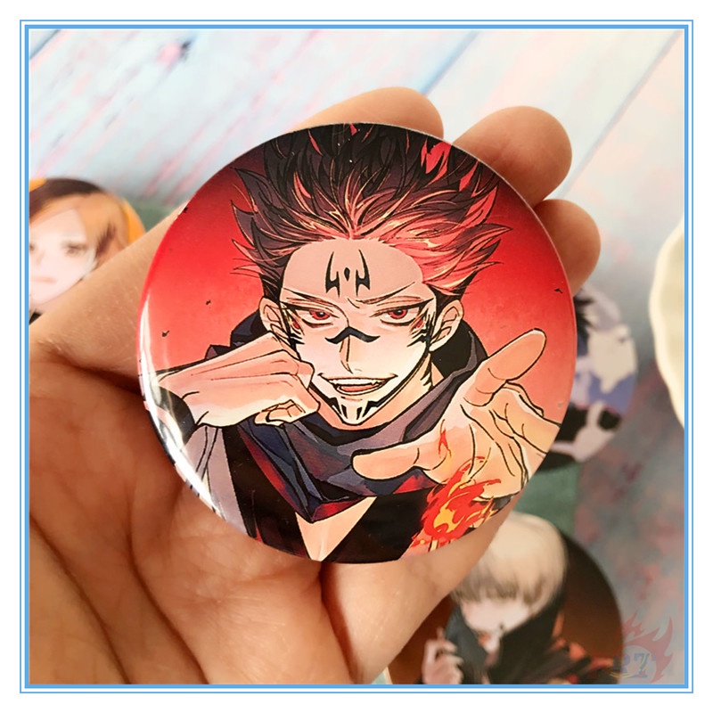❣️1 Huy Hiệu Anime Jujutsu Kaisen Kích Thước 58MM❣️ Ghim Cài Áo Hình Anime 9 Kiểu