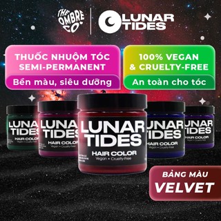 Thuốc nhuộm tóc màu tone tối Velvet bán vĩnh viễn Lunar Tides Semi Permanent Hair Dye