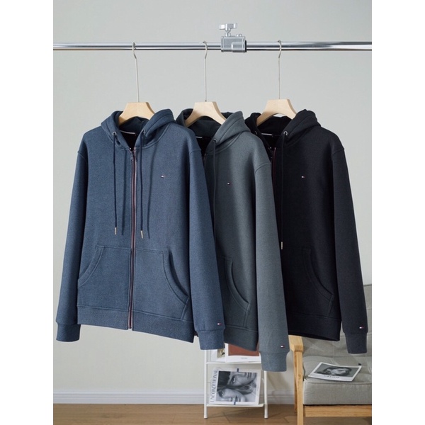Áo Hoodie Zip Tommy dành cho nam mẫu mới 2022 - Áo khoác nam cao cấp hàng xuất dư