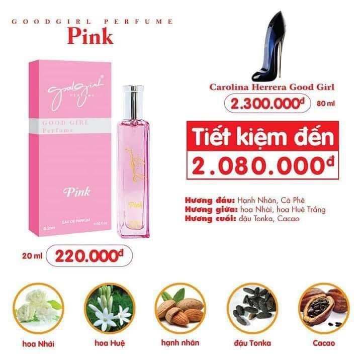 Nước Hoa Nữ Go///od Girl Perfume 20ml - Sẵn 5 Mùi