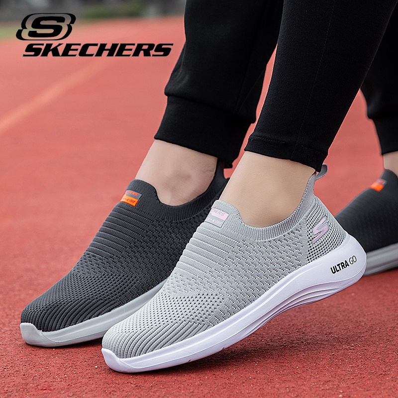 Giày Thể Thao Chạy Bộ Skechers_Bột Thoáng Khí Giản Dị Dành Cho Nam Nữ