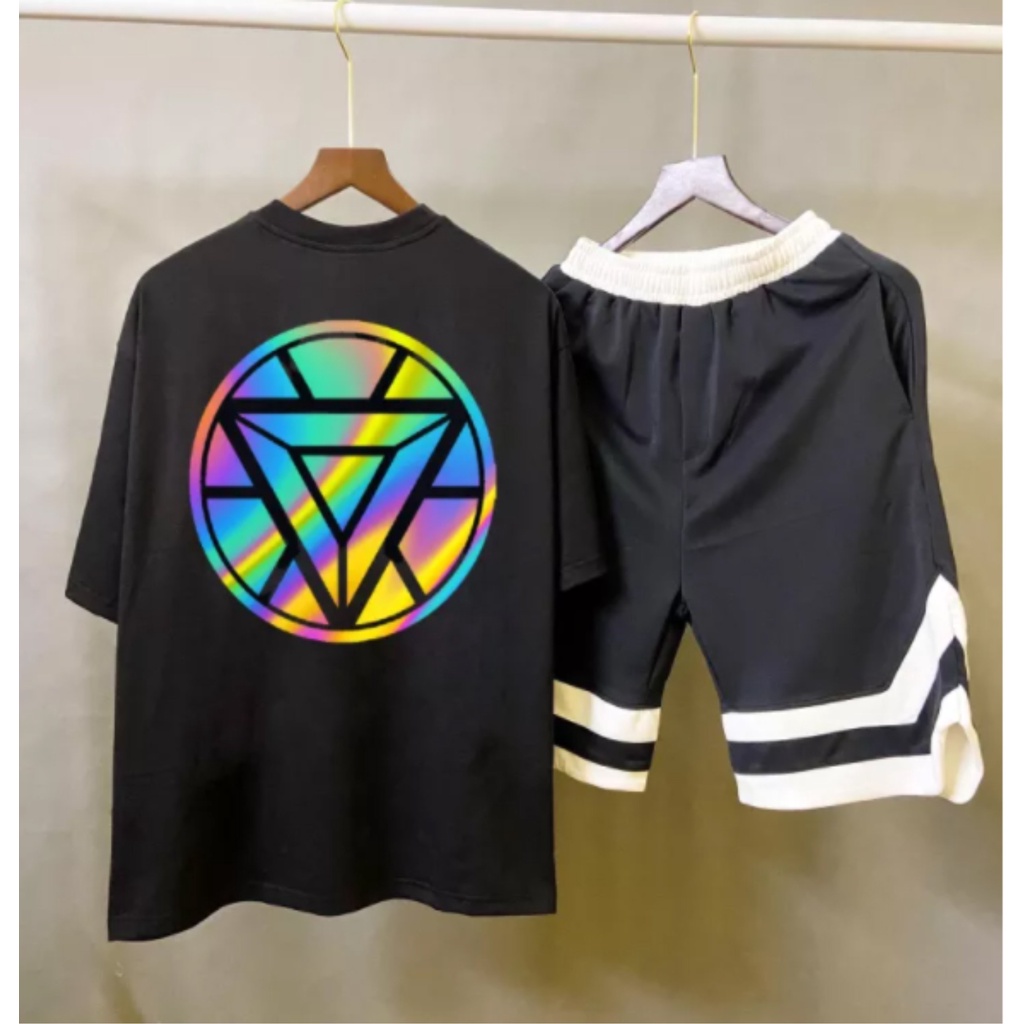 SÉT ÁO PHẢN QUANG 7 MÀU KÈM QUẦN V