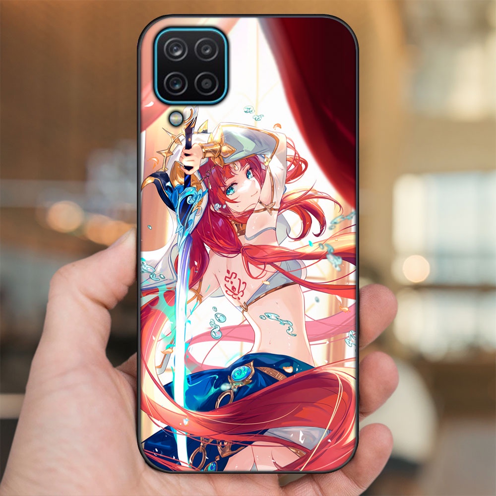 Ốp lưng Samsung A12 5G, M12 viền đen in hình Nilou Genshin Impact