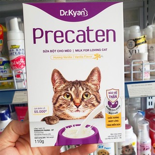 Sữa bột dinh dưỡng cho mèo đang mang thai, mèo con và mèo bệnh Precaten Dr.Kyan