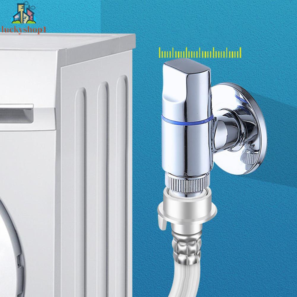 Super Short Wall Mount Mini Full Đồng Body Delta Valve Trang chủ Máy giặt Tap 4 phút Tự động Waterstop [4 phút Mẹo] Mạ đồng Waterstop Short T Máy giặt Tap