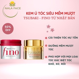 Mặt nạ ủ tóc phục hồi hư tổn Tsubaki (180g) - Fino (230g)