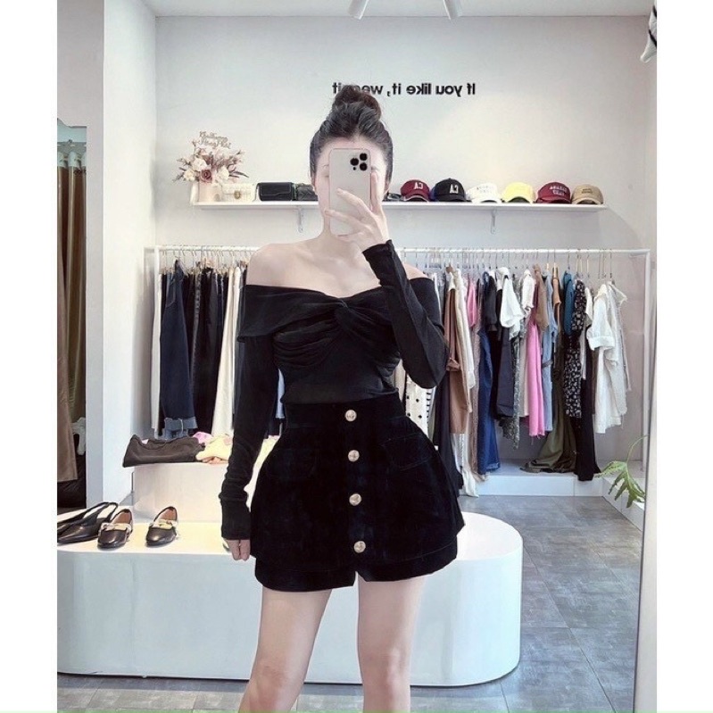 Quần váy nhung loại 1 Bigsize Thuỳ Trangg