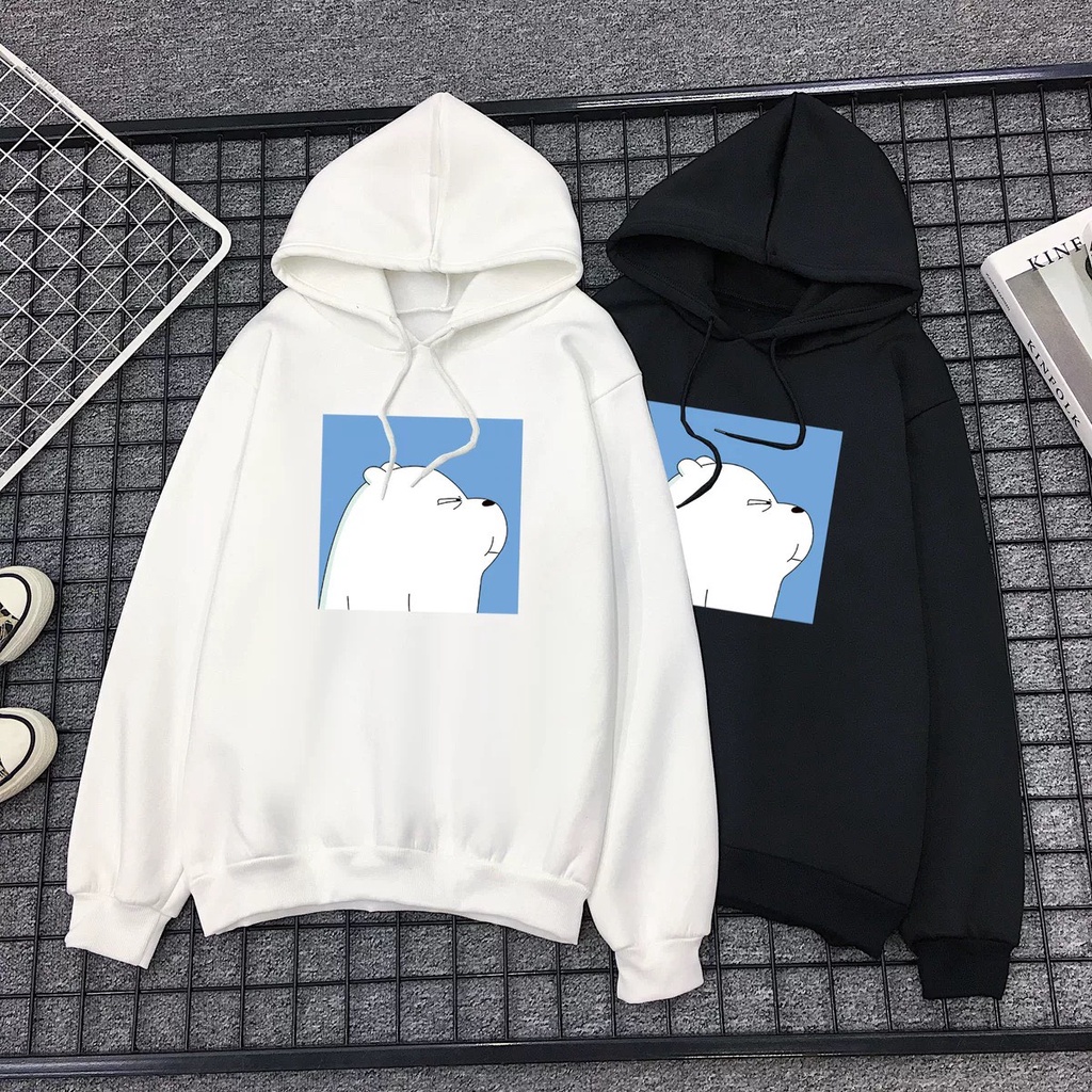 Áo đôi Áo Sweater gấu tức giận, Áo đôi nam nữ, Áo thu đông From rộng, chất đẹp mặc không xù - MODY