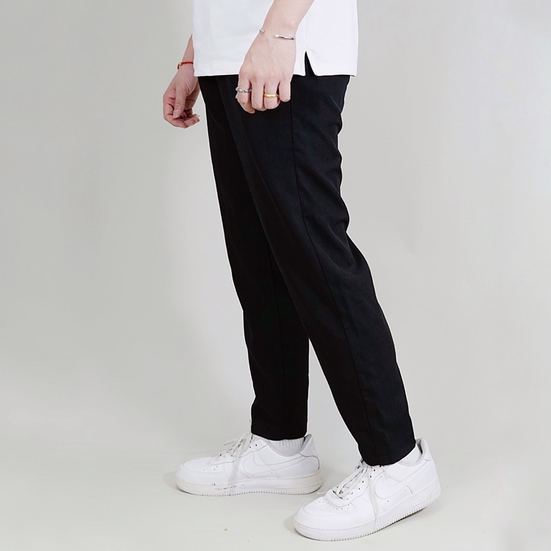 Quần tây âu nam Hàn Quốc  dáng ống côn chất vải tuyết mưa cao cấp không nhắn không xù đứng form - MALTRIK