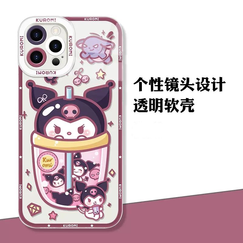 Ốp Điện Thoại TPU Dẻo In Hình Sanrio kuromi Melody Đáng Yêu Cho IPhone 14 12 PRO mini 11 PRO Max 13 PRO 13PROMAX Xs Max XR 7 8 Plus