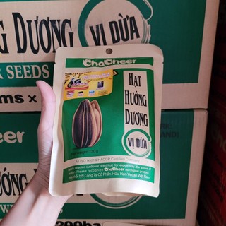 DATE MỚI HẠT HƯỚNG DƯƠNG CHACHEER VỊ DỪA 130g