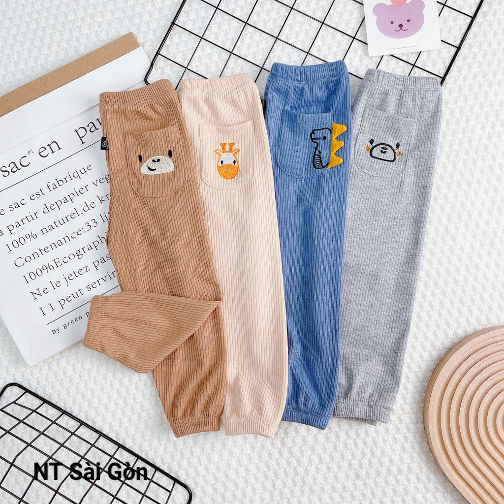 Quần dài, quần tăm gân cho bé 8-18kg