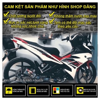 TEM RỜI EXCITER 150 2019 TRẮNG ĐỎ