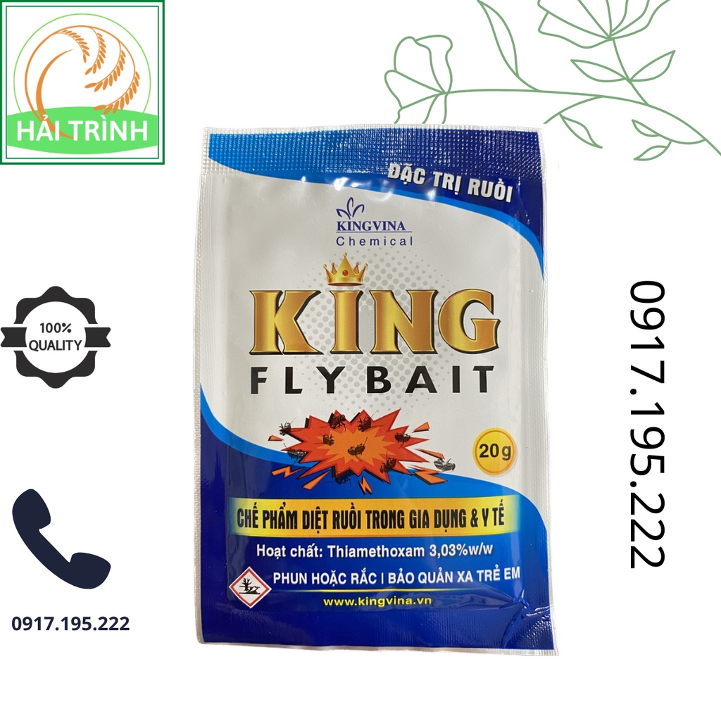 KING FLY BAIT -  Thuốc diệt ruồi hiệu quả (20gram)