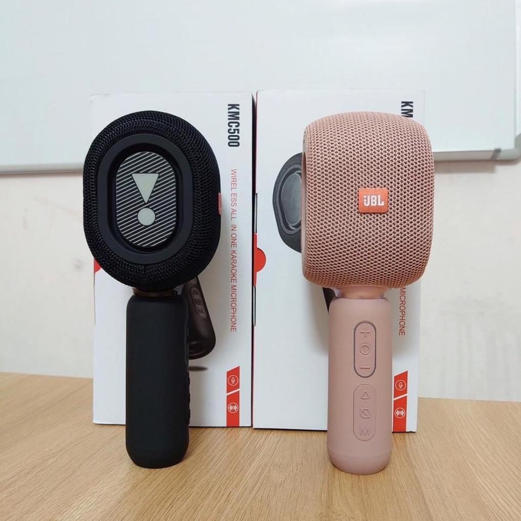 Micro Hát Karaoke Bluetooth  JBL KMC500 Phiên Bản Thần Tượng, Kèm Loa Cao Cấp, Chất Lượng Âm Thanh Trong BH 12 Tháng