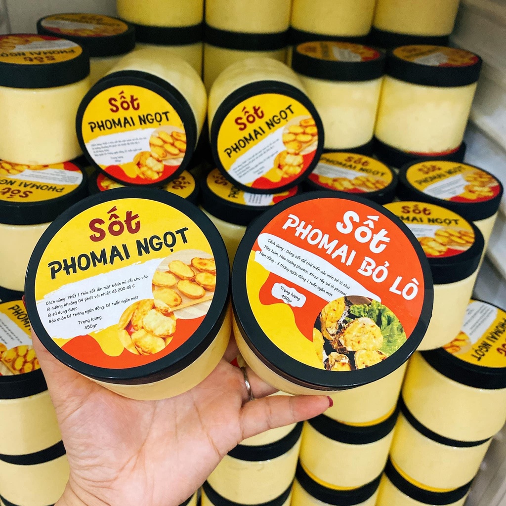 Sốt Phô Mai Ngọt nướng bánh mỳ, hải sản