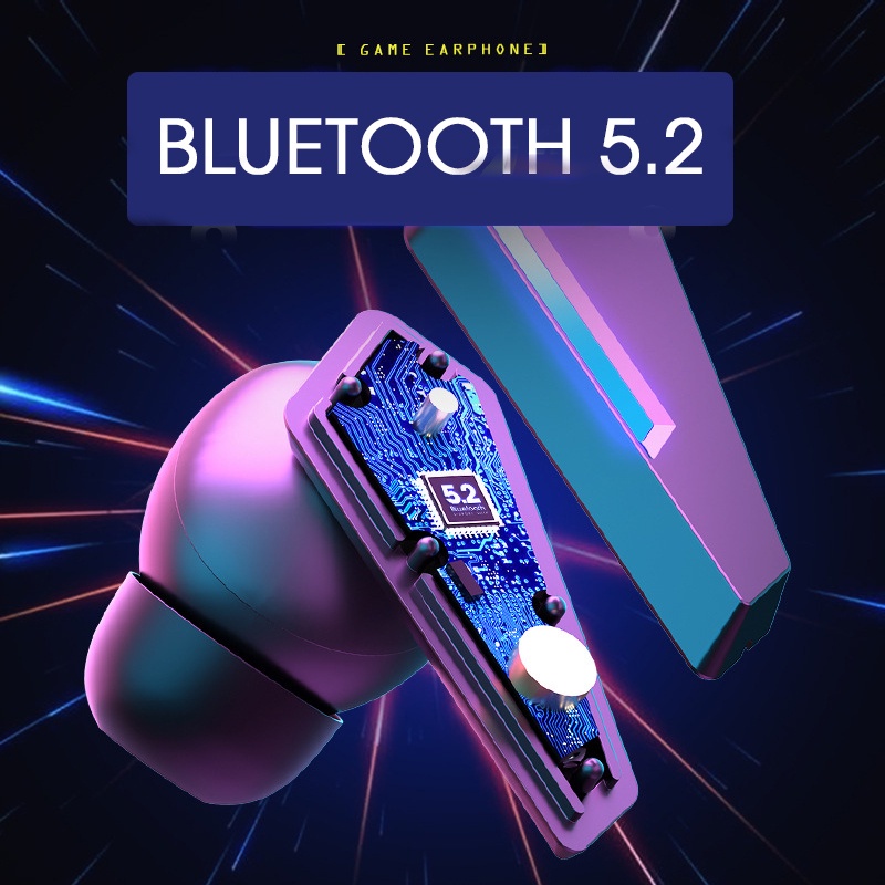 Tai nghe không dây bluetooth Gaming M10 âm trầm đầy đủ Chống ồn chủ động HiFi Stereo bản Quốc Tế