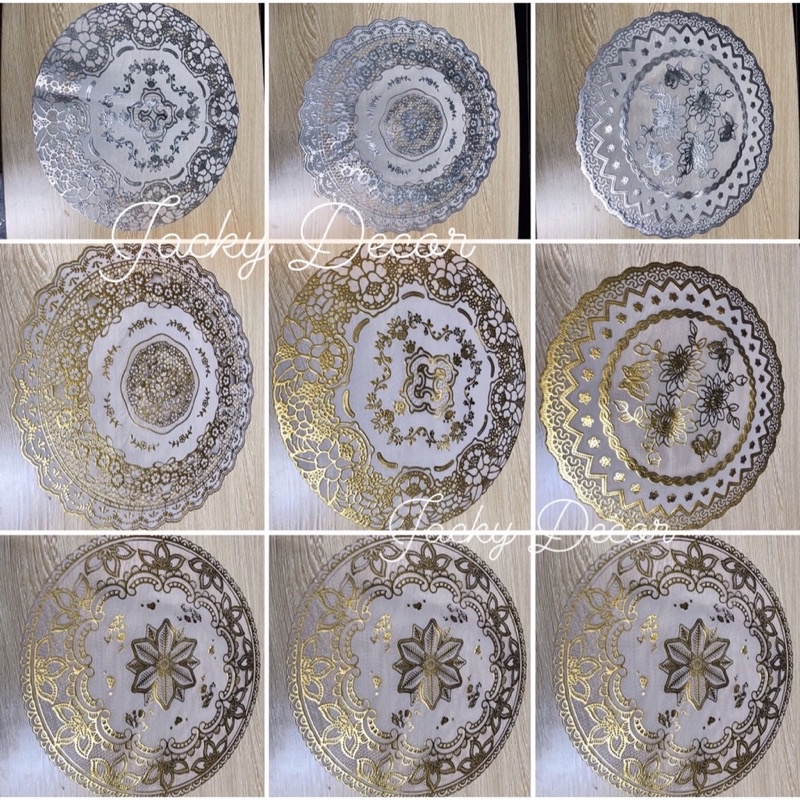 Khăn Trải Bàn Tròn Nhựa PVC trải bàn phòng khách, bàn ăn, lót lọ hoa, lót kệ tivi, tủ lạnh, lót bát đĩa