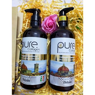 Pure colalagen dầu gội phục hồi tóc khô xơ và chẻ ngọn 850ml.