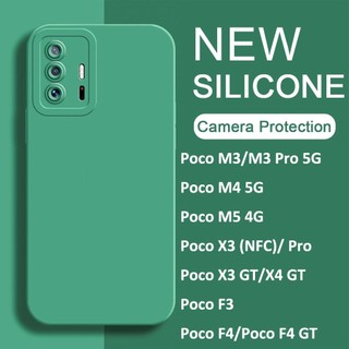 Ốp lưng Điện Thoại Silicon Bảo Vệ Camera Dành Cho Xiaomi Poco M3 M4 5G M5 4G X3 NFC X3 Pro X4 GT F3 F4 GT