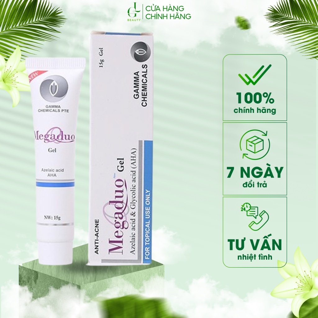 Gel giảm mụn ẩn và thâm Gamma Megaduo Gel tuýp 15gr