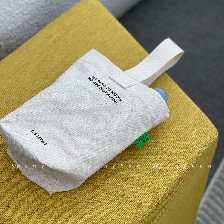 Túi Vải Canvas mini Đựng Ly Nước Uống Thân Thiện Với Môi Trường Mang Đi Tiện Lợi