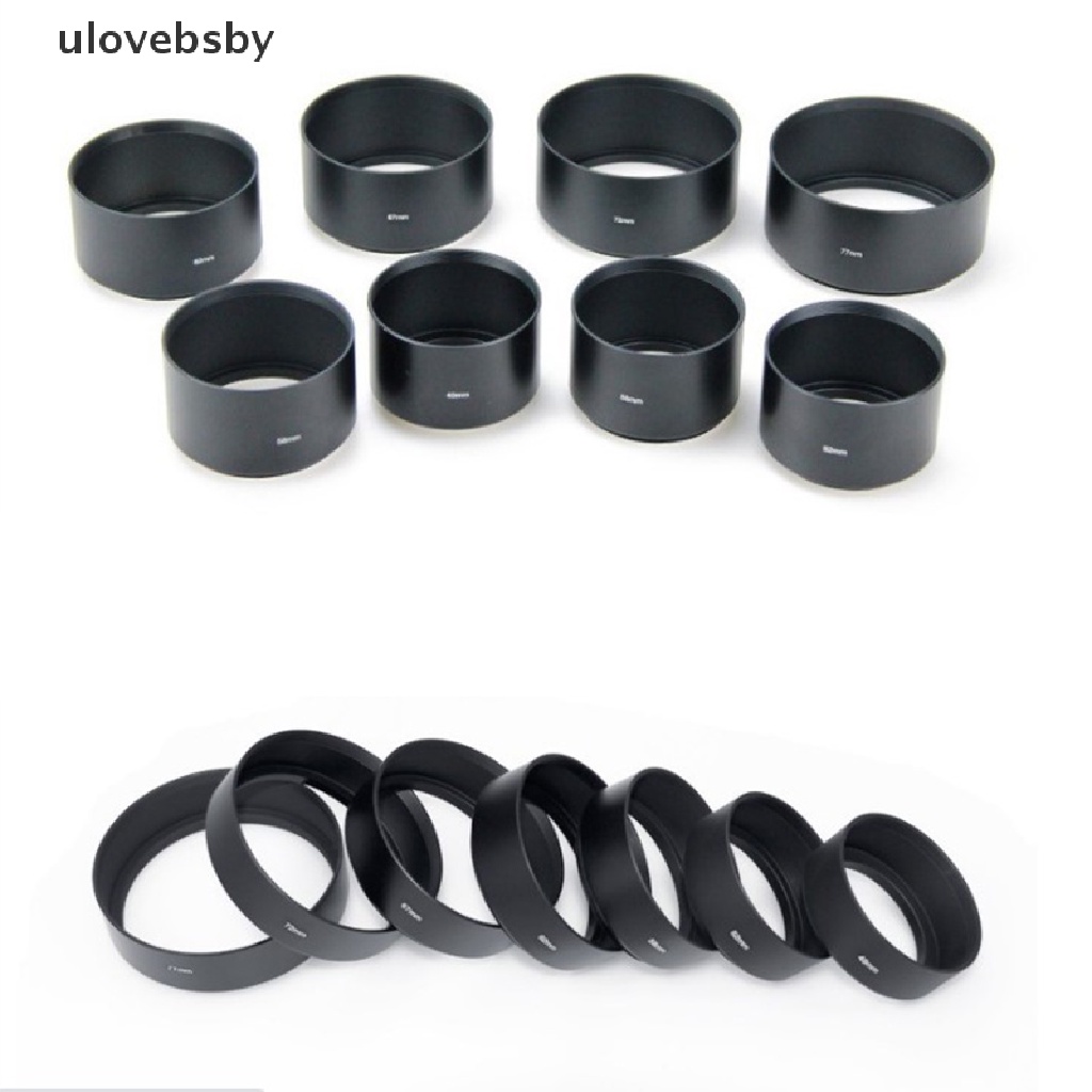 Ống kính kim loại dài ulovebsby 1pc hood cho canon nikon sony cho ống kính máy ảnh olympus pentax vn