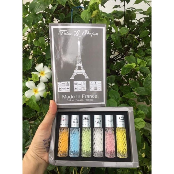 Set nước hoa tháp 6 chai 20ml