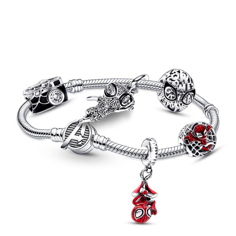 Hạt Charm Mạ Bạc 925 Dùng Làm Trang Sức DIY