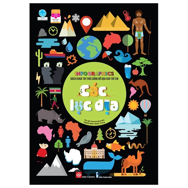 Sách Infographics - Bách Khoa Tri Thức Bằng Đồ Họa Cho Trẻ Em - Các Lục Địa