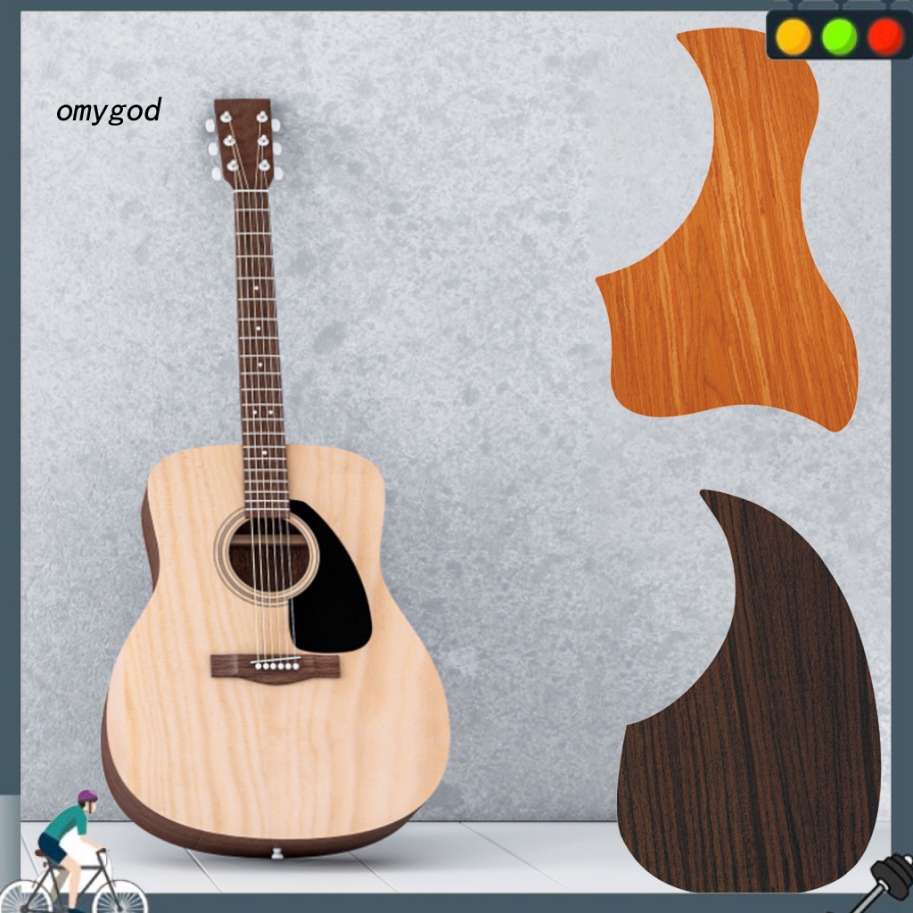 Miếng Bảo Vệ Miếng Gảy Đàn Guitar Bằng PVC Vân Gỗ Đàn Hương Chống Trầy Xước