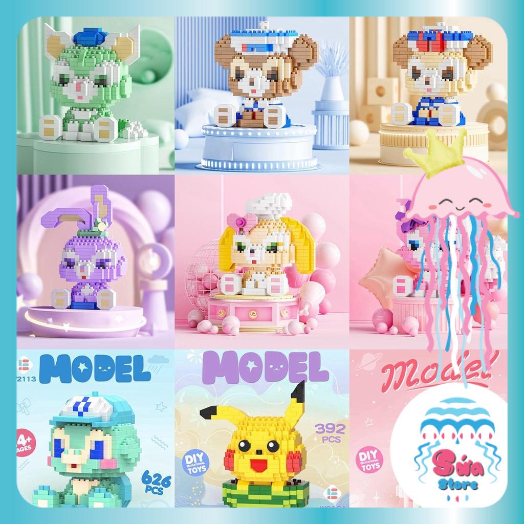 Mô hình lắp ráp xếp hình, bộ đồ chơi lắp ghép các nhân vật hoạt hình Disney cho bé rèn luyện tính tập trung LEGO01