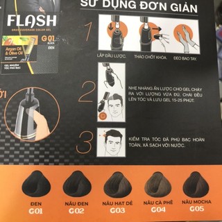 Gel Lược Gội Phủ Bạc Tóc Lavox 150ml