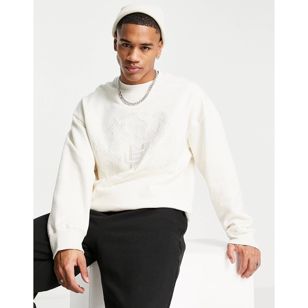 Áo Nỉ Nam TOPMAN Authentic Họa Tiết Thêu