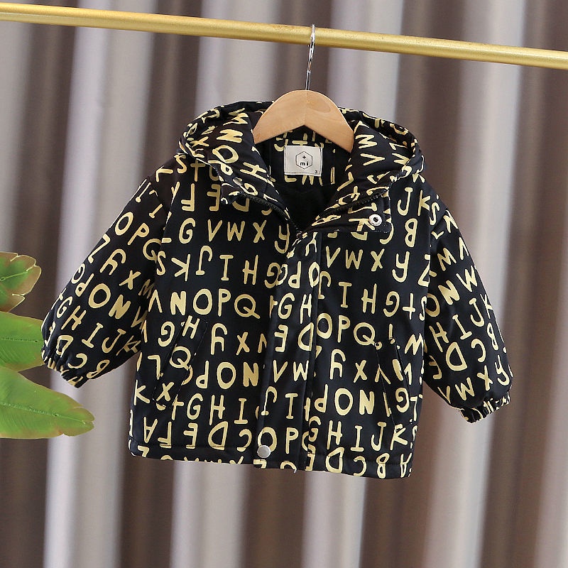 Áo Khoác Đệm Cotton Dày Dặn Phong Cách Thời Trang Mùa Đông Mới 2022 Cho Bé Trai