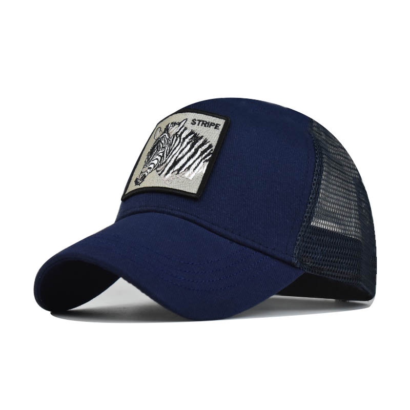 Mũ Lưỡi Trai Vải Cotton Phối Lưới Phong Cách Hip Hop Cá Tính Cho Nam Và Nữ