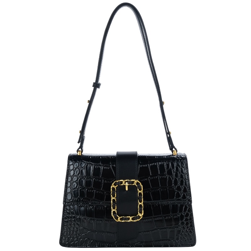 Ielgy Túi Xách Đeo Vai Giả Da Cá Sấu Sức Chứa Lớn Hàng Ngày Cho Nữ