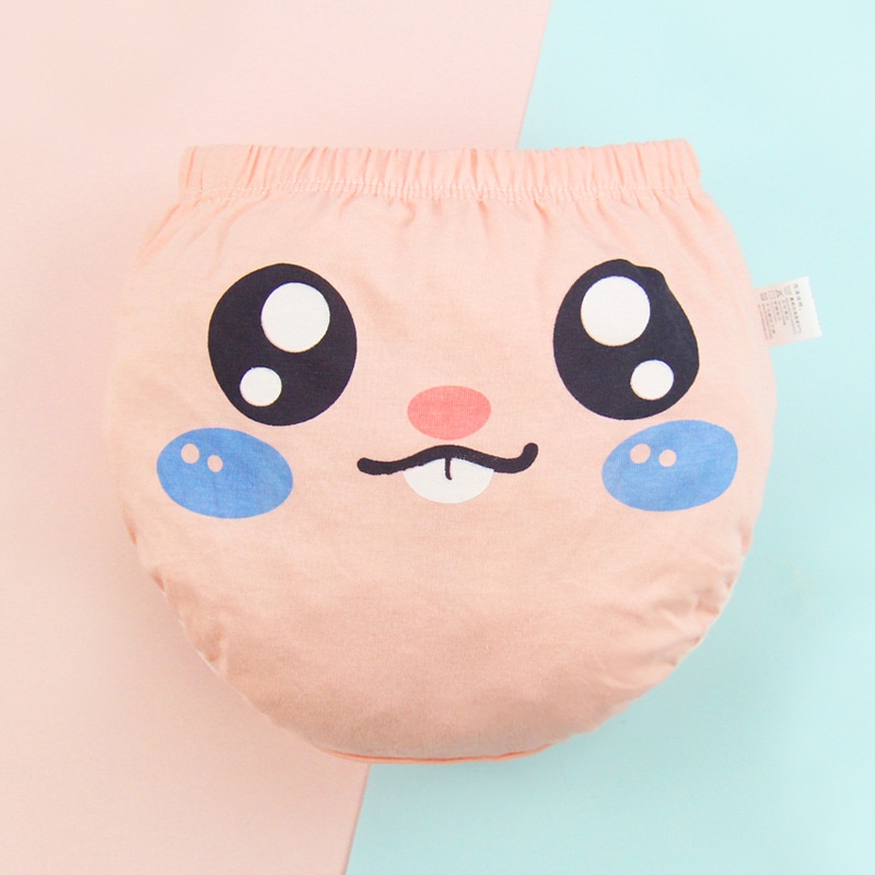 Quần Lót Cotton Mềm Mại Thoáng Khí In Họa Tiết Hoạt Hình Đáng Yêu Cho Bé