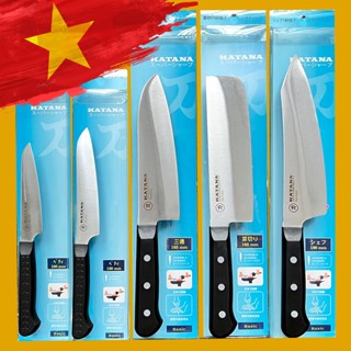 Bộ dao làm bếp cao cấp KATANA Basic siêu sắc thép không gỉ chất lượng xuất Nhật