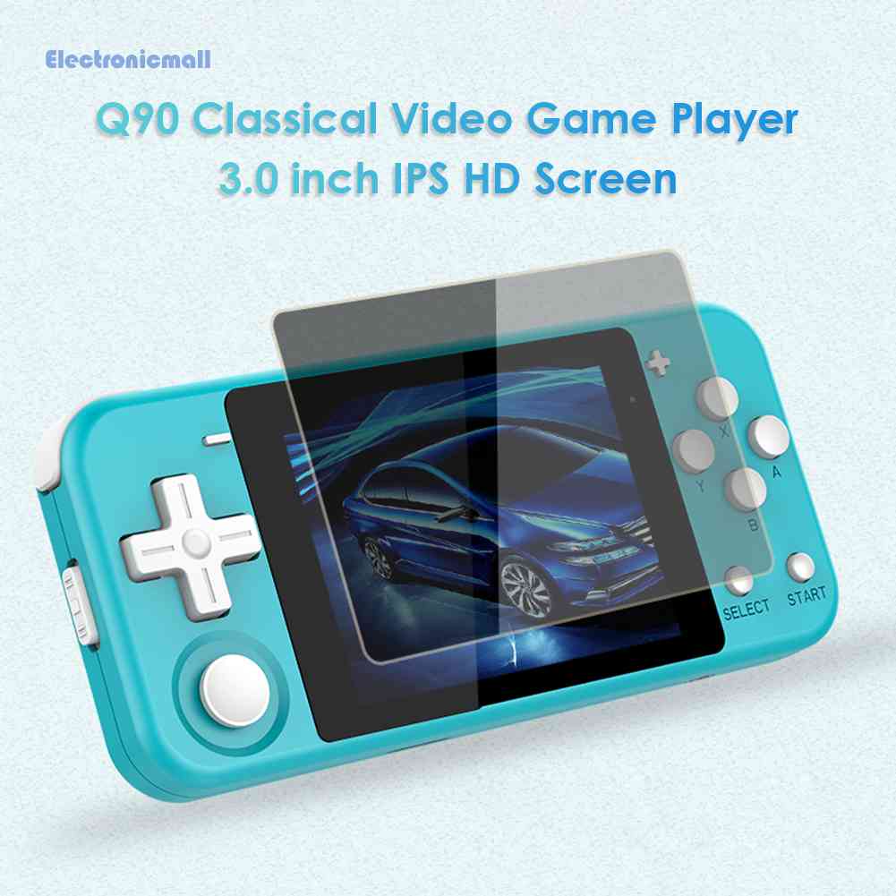 Máy Chơi Game Cầm Tay Q90 3.0 inch LCD IPS 2000 Trò Chơi Điện Tử Mall01.vn