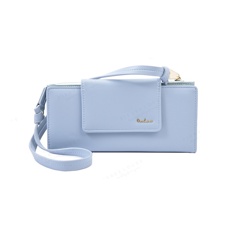 IELGY Túi Đựng Điện Thoại Di Động Màu Tím Sức Chứa Lớn Phong Cách Hàn Quốc Thời Trang Cho Nữ