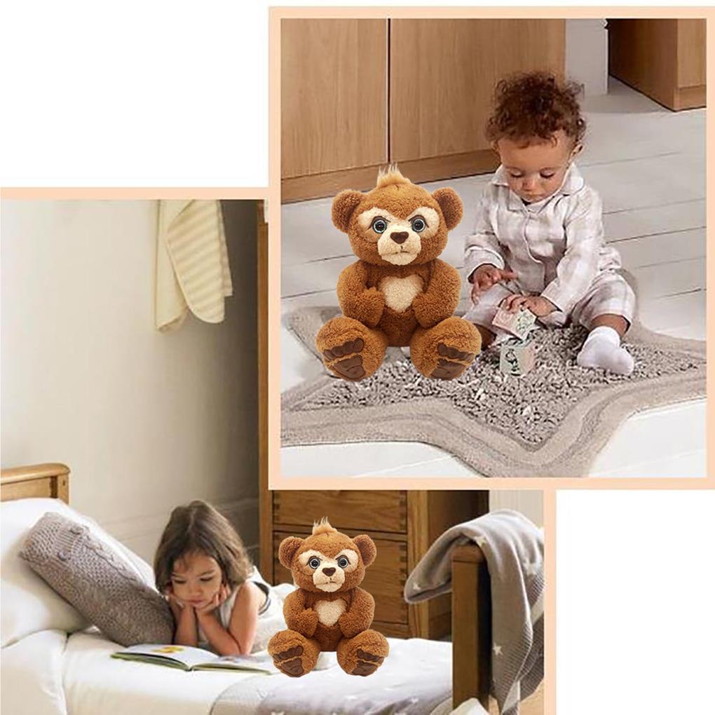 Đồ chơi nhồi bông Hình Gấu 25cm Có Nhạc Dễ Thương Cho Bé