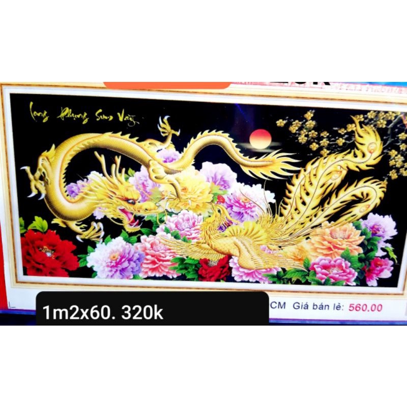 tranh long phụng sum vầy