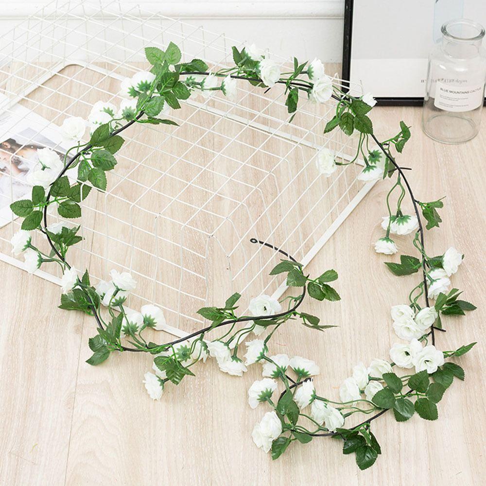 Vòng Hoa Nhân Tạo Màu Xanh Lá Dùng Trang Trí Nhà Cửa / Tiệc Tùng DIY