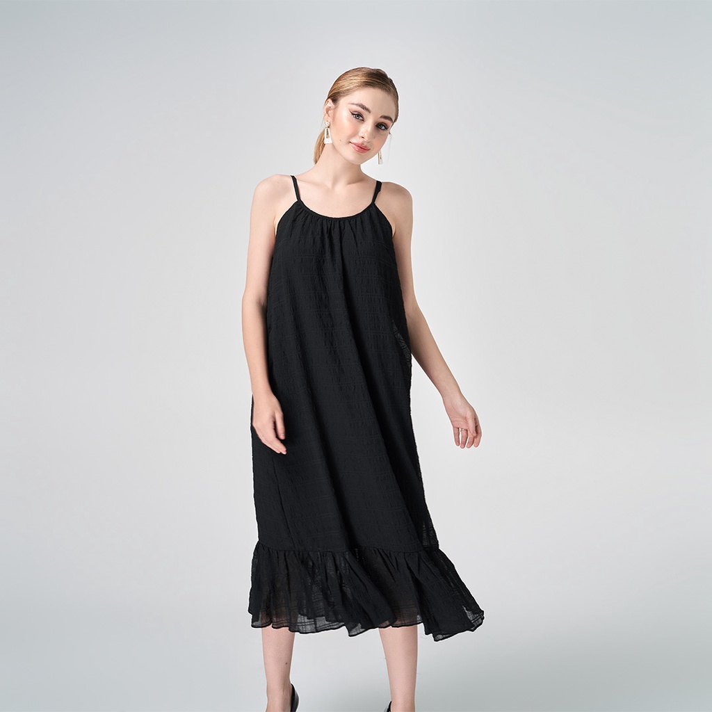 Đầm Maxi 2 dây hở lưng che bụng có túi, chất vải đũi xịn 2 lớp co dãn, đầm, váy cho bà bầu, người béo bụng - Lily Store | BigBuy360 - bigbuy360.vn