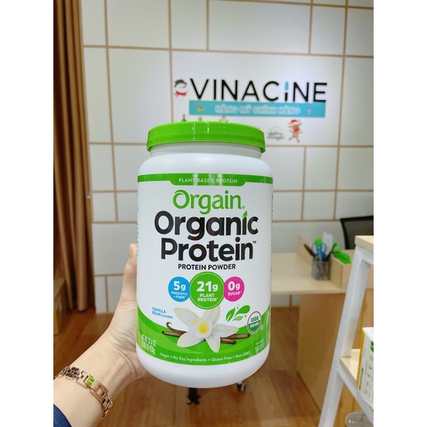 Bột Uống + Làm Bánh, Pha Sữa Protein Orgain organic 1,22kg của Mỹ