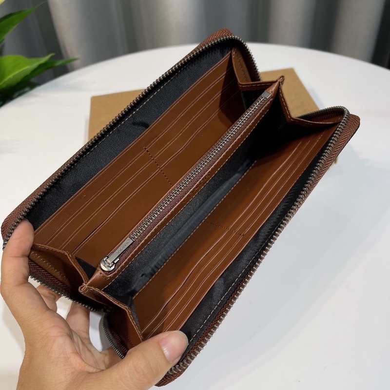 Ví cầm tay dài CO**ACH da thật